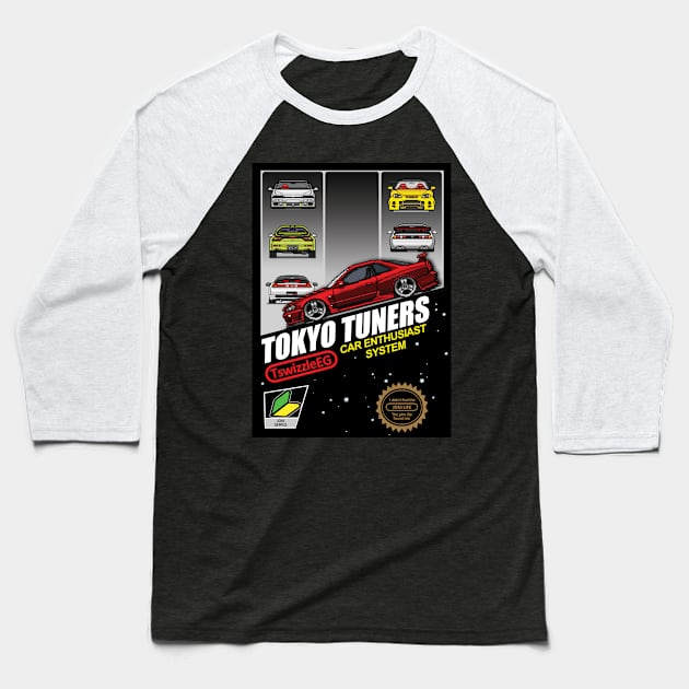 Tokyo Tuners Baseball T-Shirt by hoddynoddy